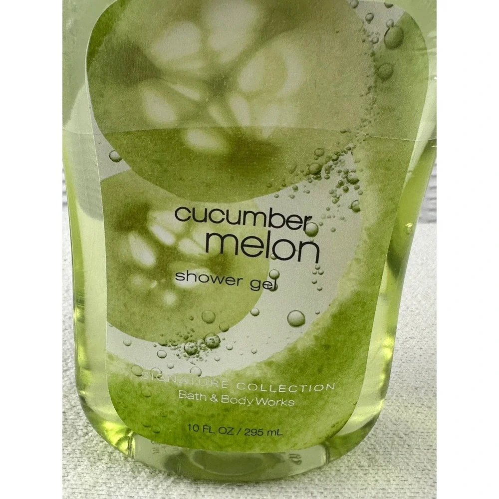 Bath & Body Works Cucumber Melon Body Gel 10oz‎ Retired Scent New Sealed